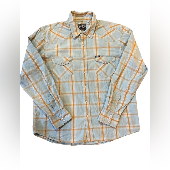 Southern Thread Plaid LS Men’s Pearl Snap Button Up Sz:XXL - Picture 1 of 4